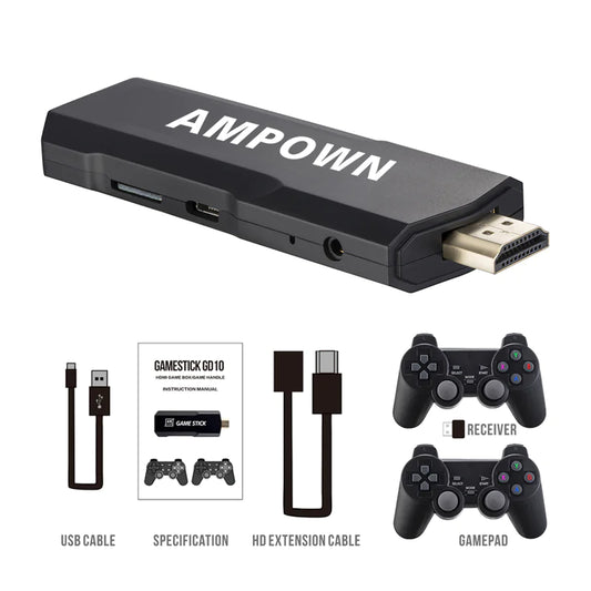 Retro Mini X2 Wireless HD Arcade Game Console