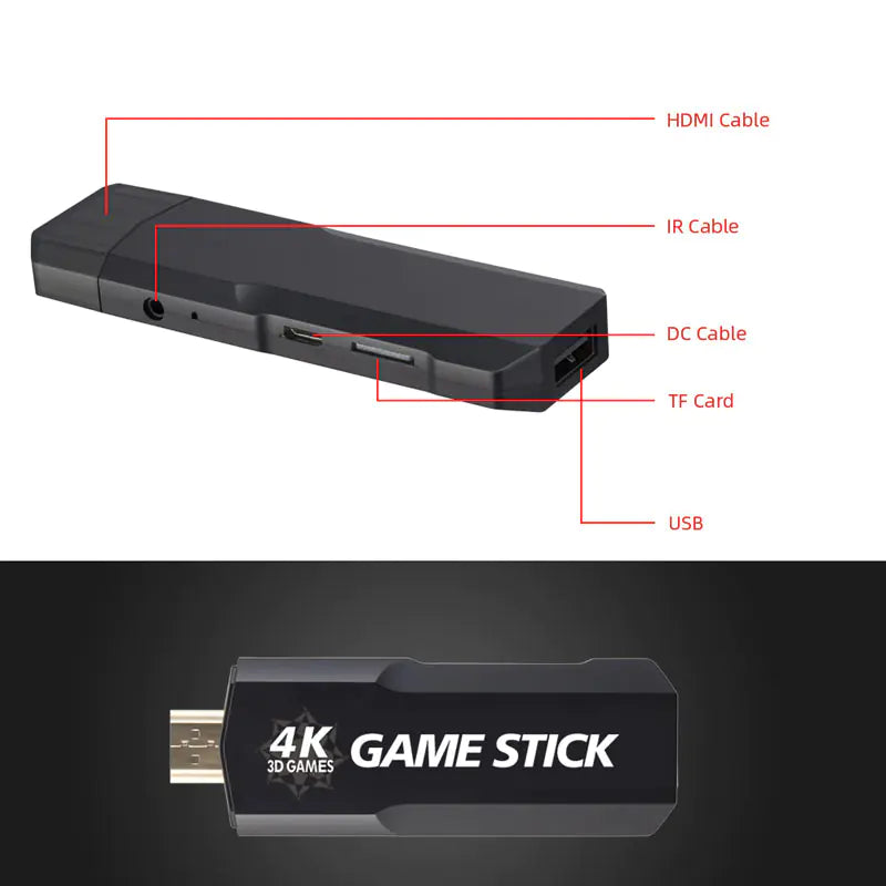 Retro Mini X2 Wireless HD Arcade Game Console